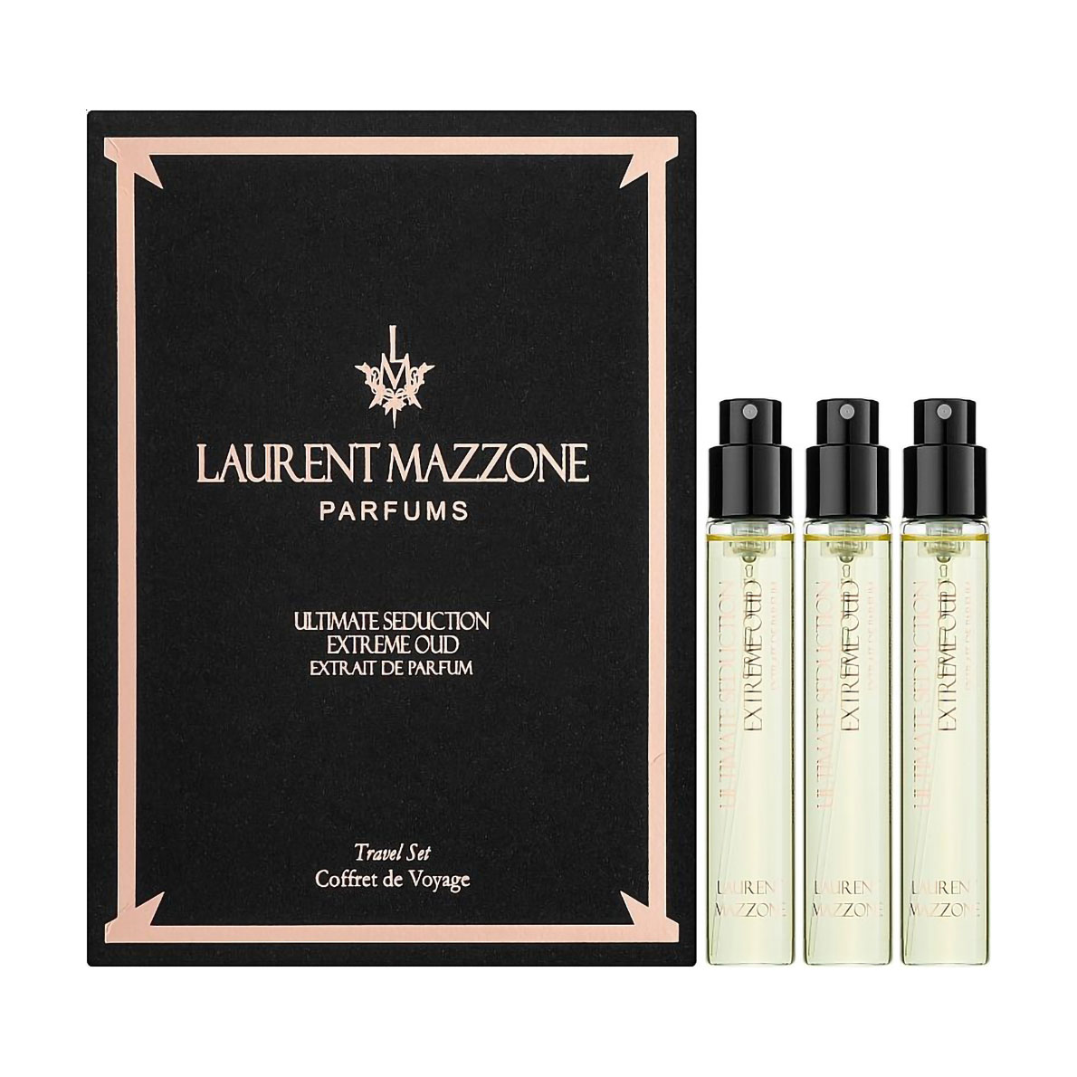 Парфумований набір унісекс Laurent Mazzone Parfums Ultimate Seduction Extreme Oud (парфуми, 3*15 мл)